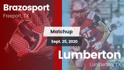 Matchup: Brazosport High vs. Lumberton  2020