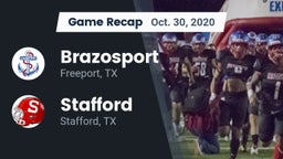 Recap: Brazosport  vs. Stafford  2020