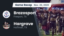 Recap: Brazosport  vs. Hargrave  2020