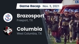 Recap: Brazosport  vs. Columbia  2021