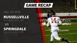 Recap: Russellville  vs. Springdale  2016