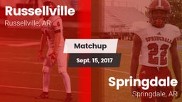 Matchup: Russellville vs. Springdale  2017