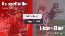 Matchup: Russellville vs. Har-Ber  2018