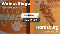 Matchup: Walnut Ridge vs. Harrisburg  2017