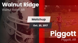 Matchup: Walnut Ridge vs. Piggott  2017
