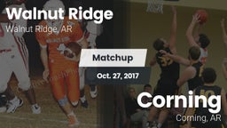 Matchup: Walnut Ridge vs. Corning  2017