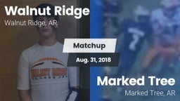 Matchup: Walnut Ridge vs. Marked Tree  2018