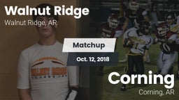 Matchup: Walnut Ridge vs. Corning  2018