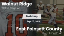 Matchup: Walnut Ridge vs. East Poinsett County  2019