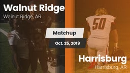 Matchup: Walnut Ridge vs. Harrisburg  2019