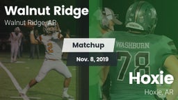 Matchup: Walnut Ridge vs. Hoxie  2019