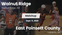 Matchup: Walnut Ridge vs. East Poinsett County  2020