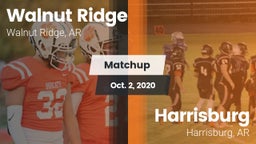 Matchup: Walnut Ridge vs. Harrisburg  2020