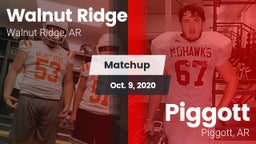 Matchup: Walnut Ridge vs. Piggott  2020