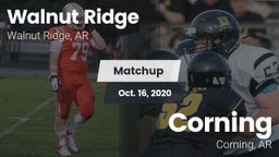 Matchup: Walnut Ridge vs. Corning  2020