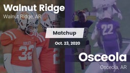 Matchup: Walnut Ridge vs. Osceola  2020