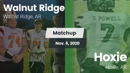 Matchup: Walnut Ridge vs. Hoxie  2020