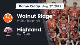 Recap: Walnut Ridge  vs. Highland  2021