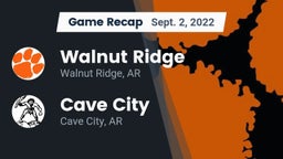 Recap: Walnut Ridge  vs. Cave City  2022