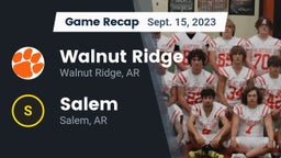 Recap: Walnut Ridge  vs. Salem  2023