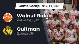 Recap: Walnut Ridge  vs. Quitman  2023