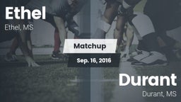 Matchup: Ethel vs. Durant  2016