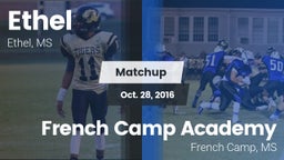 Matchup: Ethel vs. French Camp Academy  2016