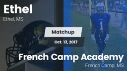 Matchup: Ethel vs. French Camp Academy  2017
