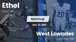 Matchup: Ethel vs. West Lowndes  2017