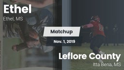 Matchup: Ethel vs. Leflore County  2019