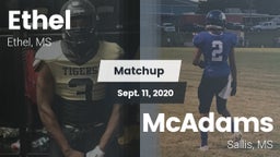 Matchup: Ethel vs. McAdams  2020