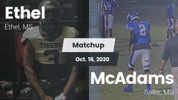 Matchup: Ethel vs. McAdams  2020