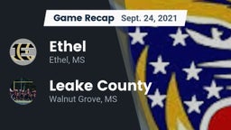 Recap: Ethel  vs. Leake County  2021