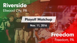 Matchup: Riverside vs. Freedom  2016