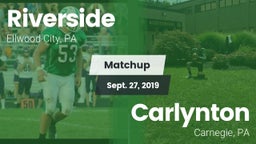 Matchup: Riverside vs. Carlynton  2019