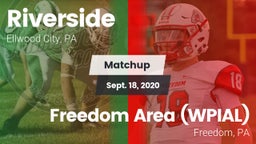 Matchup: Riverside vs. Freedom Area  (WPIAL) 2020