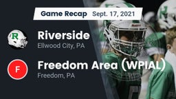 Recap: Riverside  vs. Freedom Area  (WPIAL) 2021