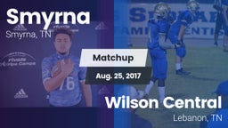 Matchup: Smyrna  vs. Wilson Central  2017
