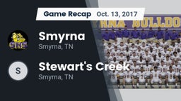 Recap: Smyrna  vs. Stewart's Creek  2017