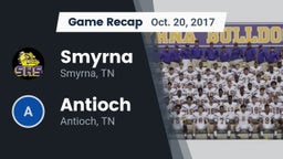 Recap: Smyrna  vs. Antioch  2017