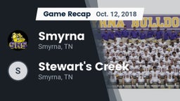 Recap: Smyrna  vs. Stewart's Creek  2018