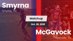 Matchup: Smyrna  vs. McGavock  2018