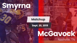 Matchup: Smyrna  vs. McGavock  2019