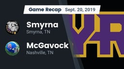Recap: Smyrna  vs. McGavock  2019