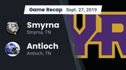 Recap: Smyrna  vs. Antioch  2019