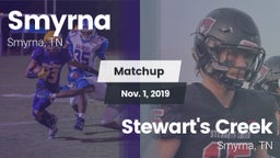 Matchup: Smyrna  vs. Stewart's Creek  2019