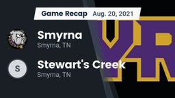 Recap: Smyrna  vs. Stewart's Creek  2021