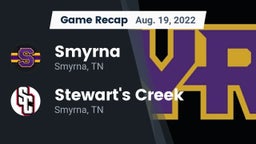 Recap: Smyrna  vs. Stewart's Creek  2022