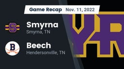 Recap: Smyrna  vs. Beech  2022
