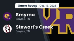 Recap: Smyrna  vs. Stewart's Creek  2023
